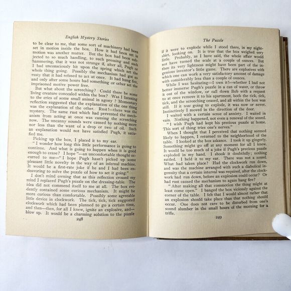 Mystery And Detective Stories English‎ Irish 1907 hardback Book - Picture 7 of 9
